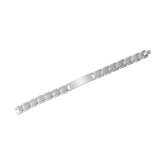 Unisex Armband – Gliederarmband aus Edelstahl 21,5 cm