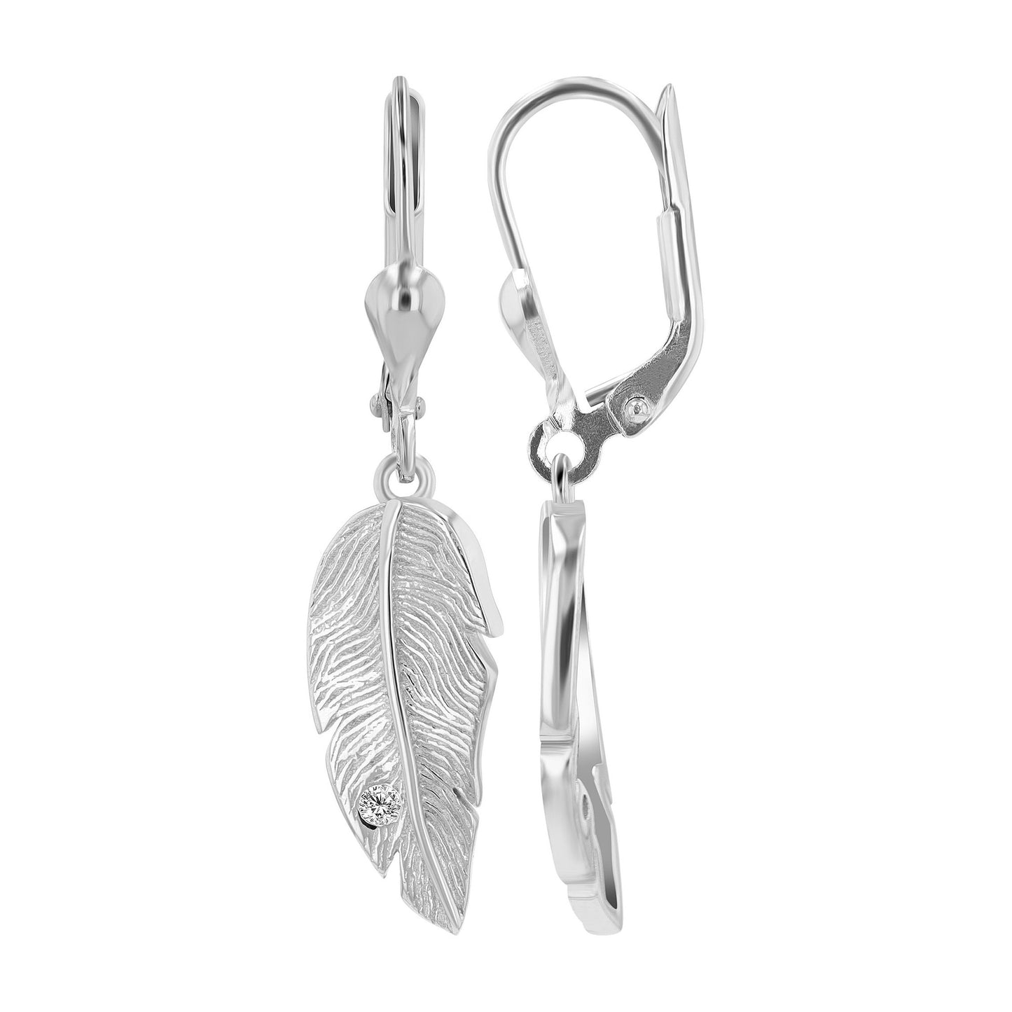 Damen Anhänger aus 925 Silber mit Zirkonia