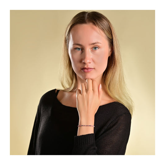 Damen Armband aus Edelstahl 17 cm