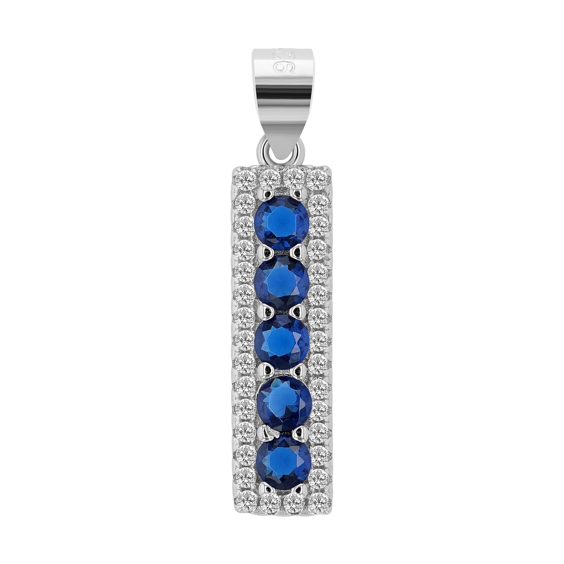Damen Anhänger – Herzanhänger aus 925 Silber mit Zirkonia