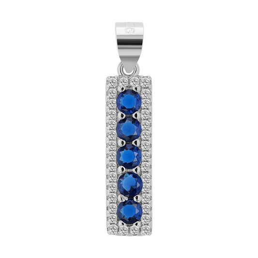 Damen Anhänger – Herzanhänger aus 925 Silber mit Zirkonia