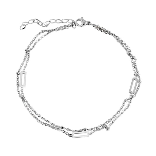 Damen Armband aus Edelstahl 24+5 cm