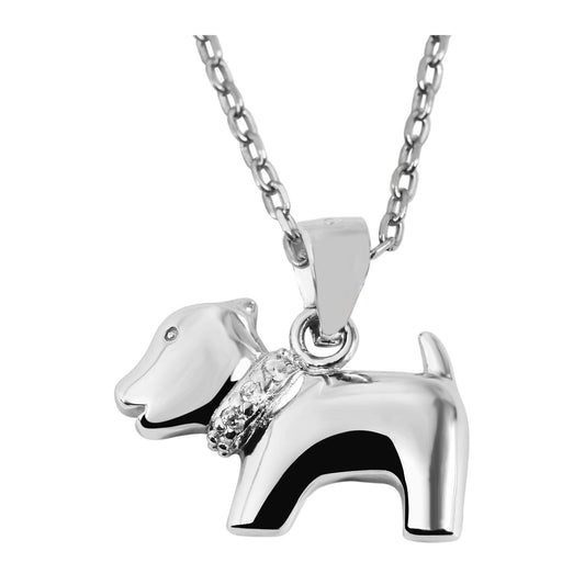 Damen Anhänger – Charmanhänger aus 925 Silber mit Zirkonia