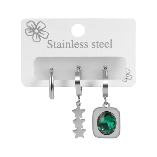 Damen Ohrringe – Creole aus Edelstahl