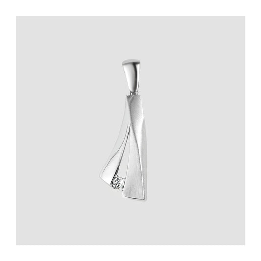 Damen Anhänger aus 925 Silber mit Zirkonia