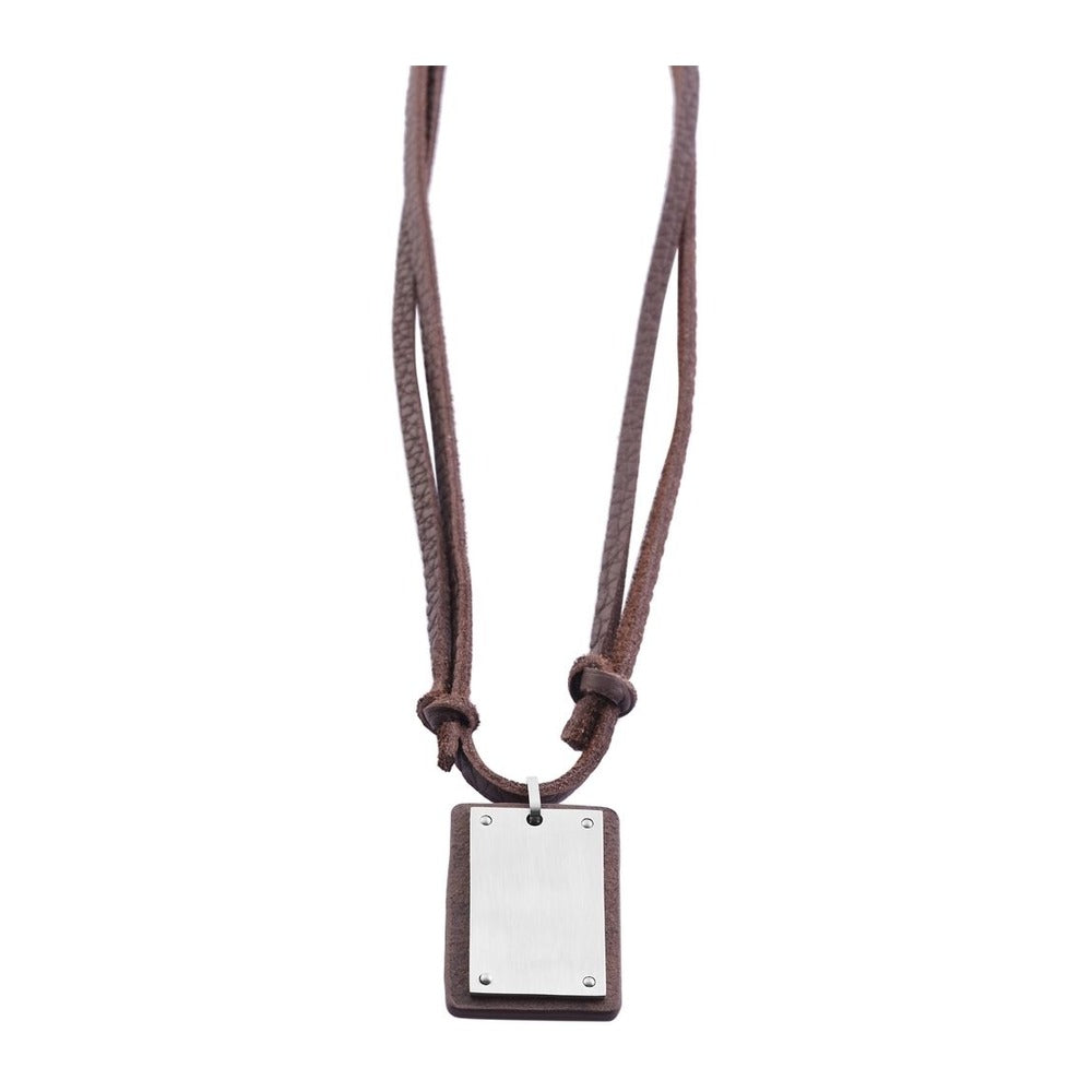 Unisex Halskette aus Edelstahl 98 cm