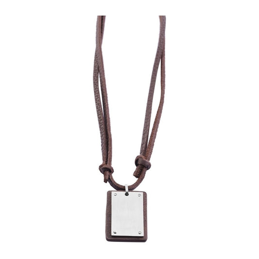 Unisex Halskette aus Edelstahl 98 cm