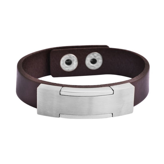 Unisex Armband aus Leder 22 cm