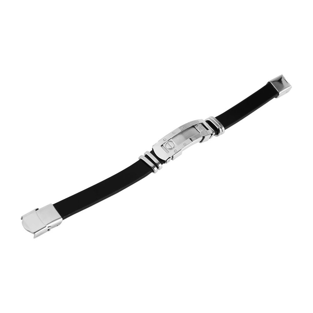Herren Armband aus Leder 22 cm