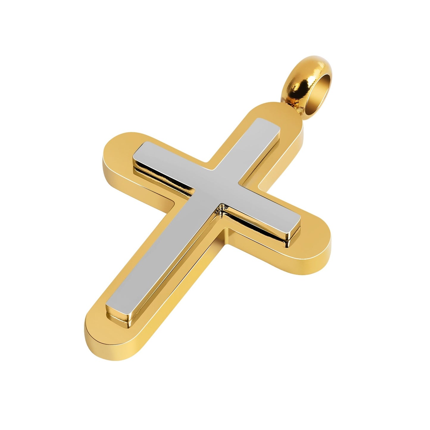 Unisex Anhänger – Kreuz Kreuzanhänger aus Edelstahl