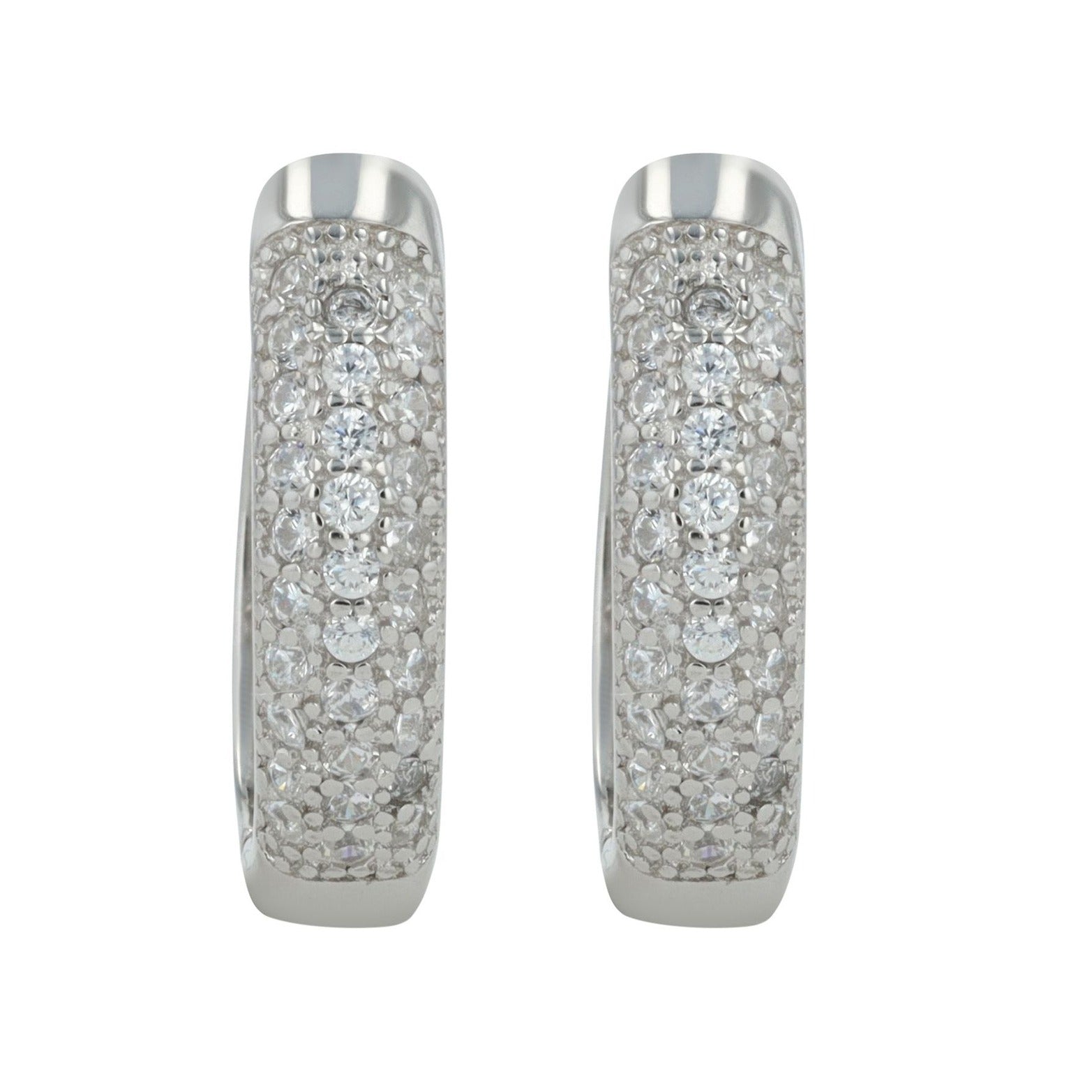 Damen Ohrringe – Klappcreole aus 925 Silber