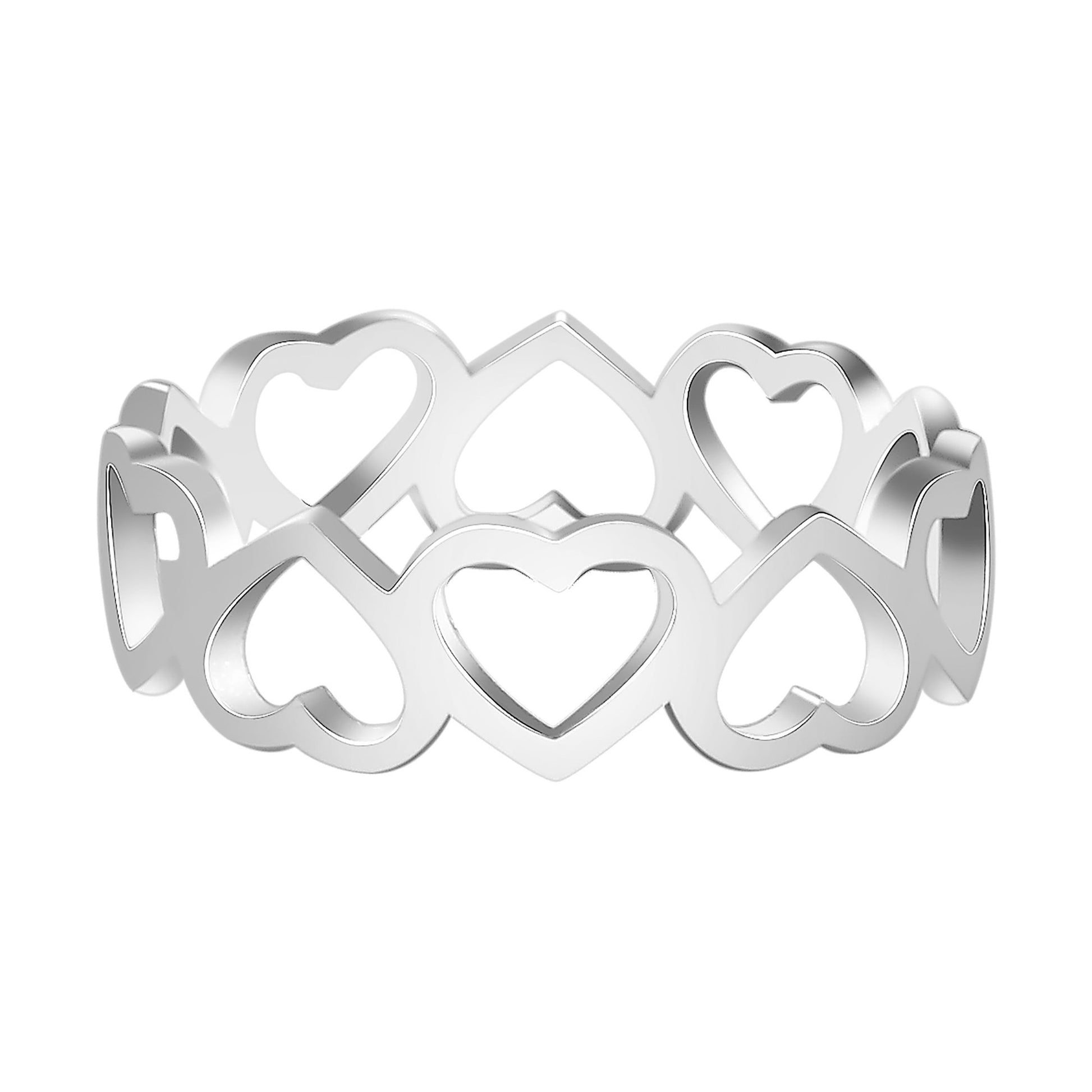 Damen Ring Herz aus 925 Silber