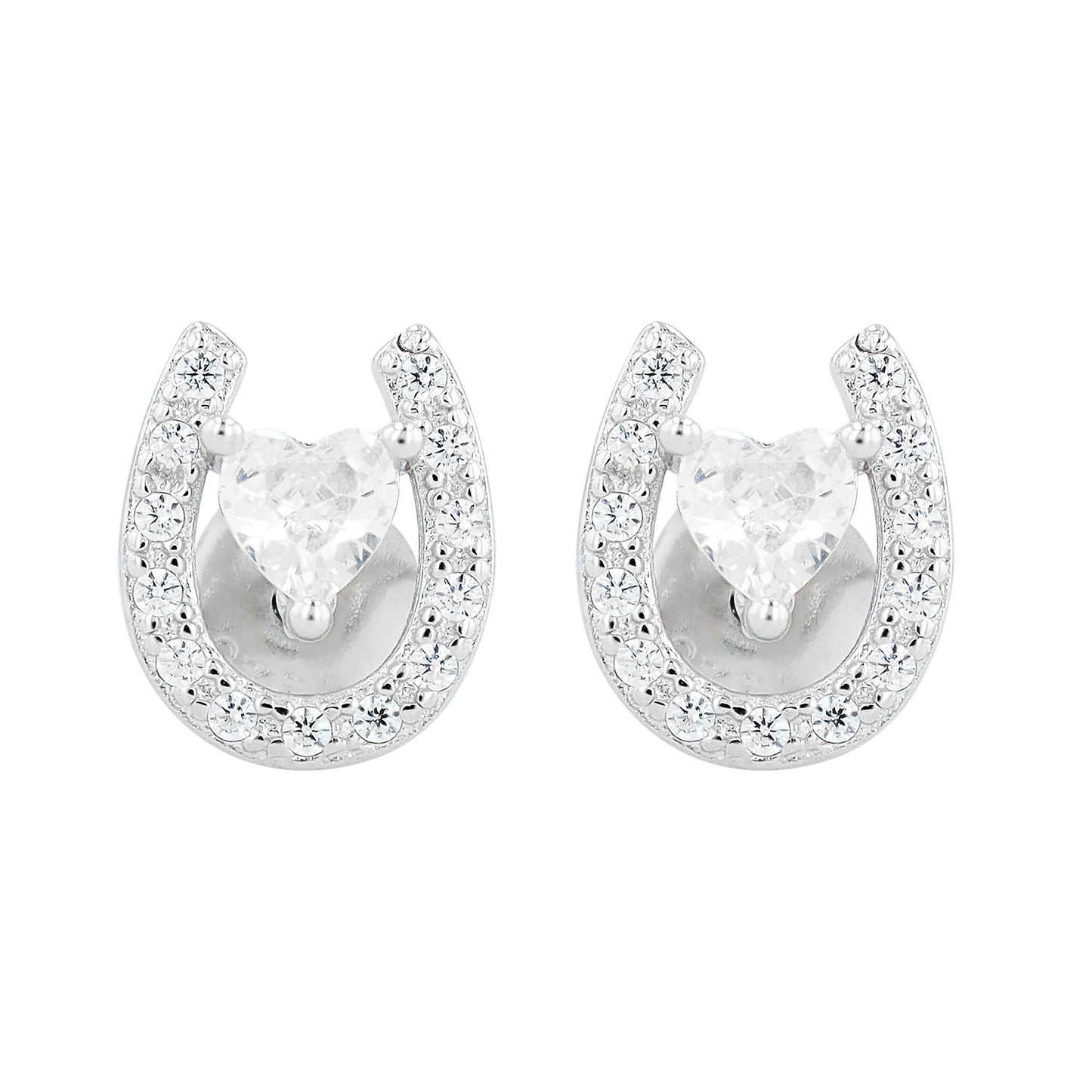 Damen Ohrringe – Ohrstecker aus 925 Silber mit Zirkonia