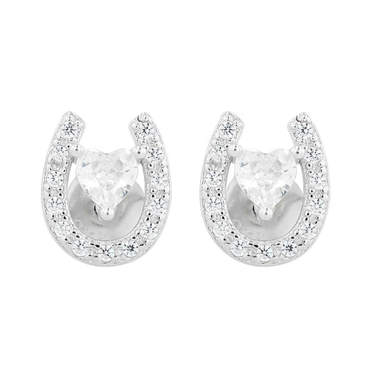 Damen Ohrringe – Ohrstecker aus 925 Silber mit Zirkonia