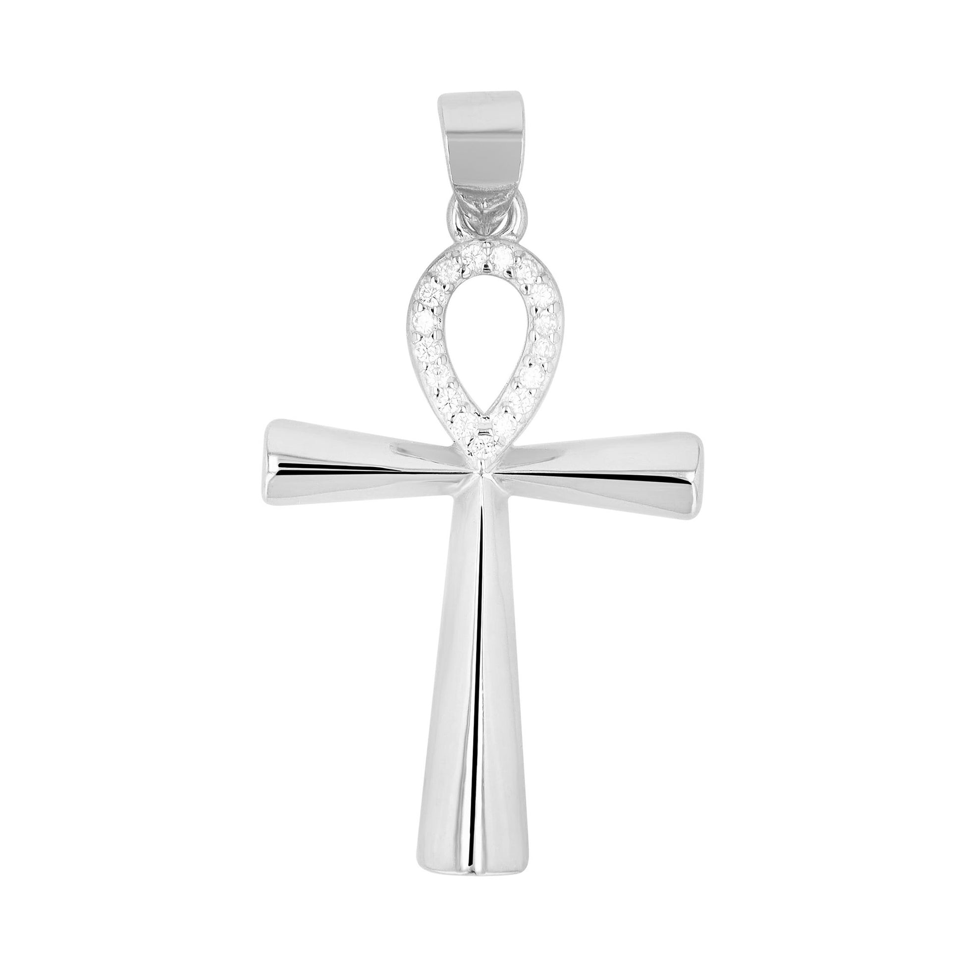 Damen Anhänger – Schlüsselanhänger aus 925 Silber mit Zirkonia