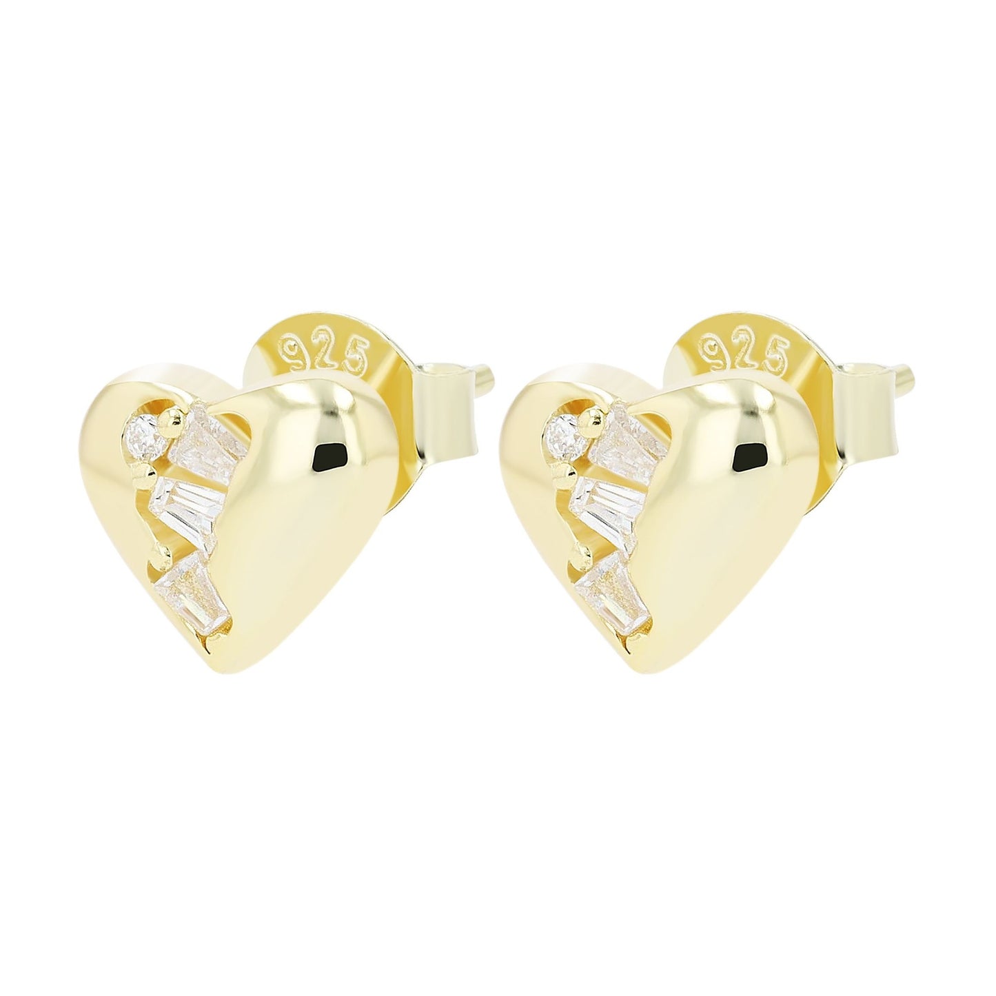 Damen Ohrringe – Ohrstecker aus 925 Silber mit Zirkonia