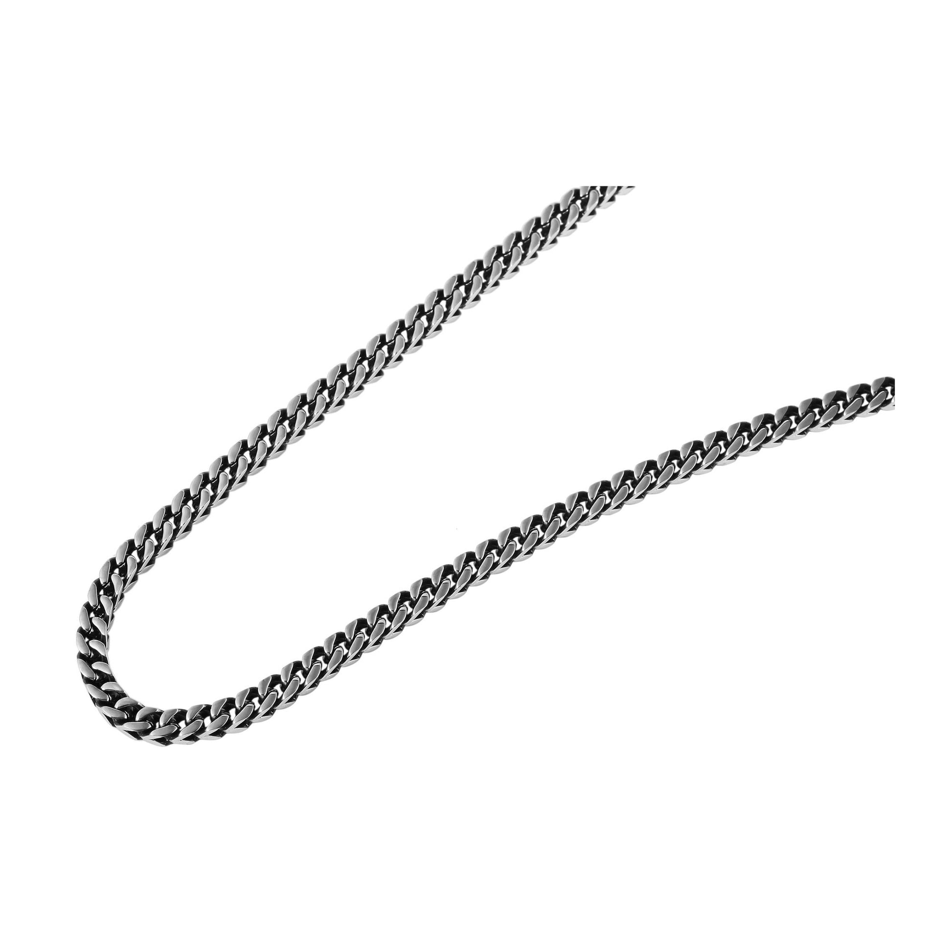 Unisex Halskette – Panzerkette aus Edelstahl 43 cm