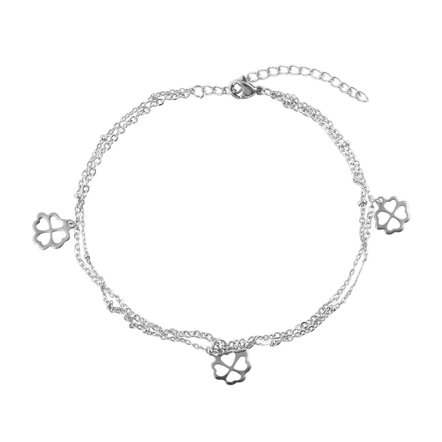Damen Armband aus Edelstahl 24 cm