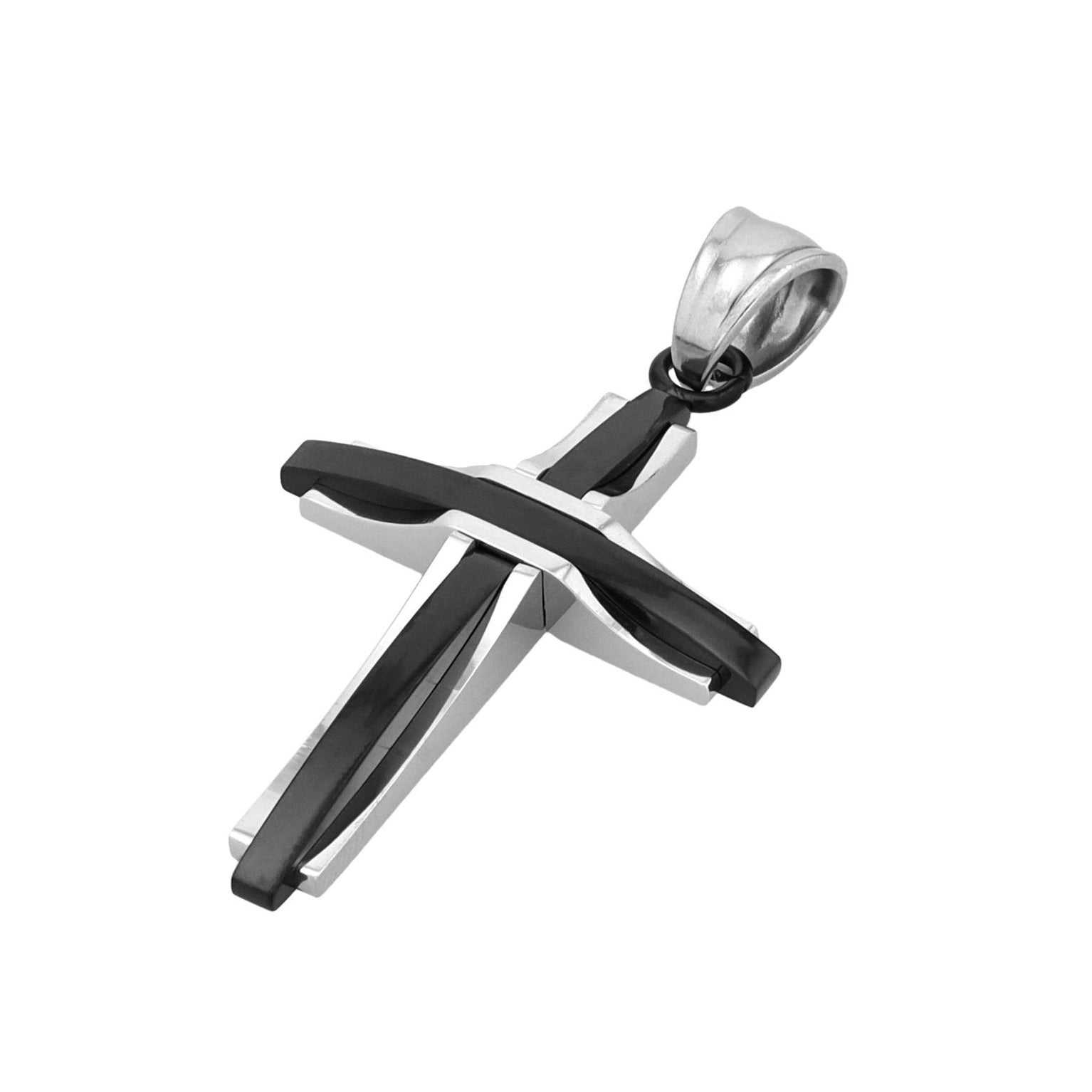 Unisex Anhänger – Kreuz Kreuzanhänger aus Edelstahl
