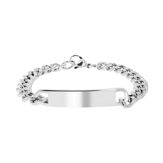 Unisex Armband – Panzerarmband aus Edelstahl 21 cm
