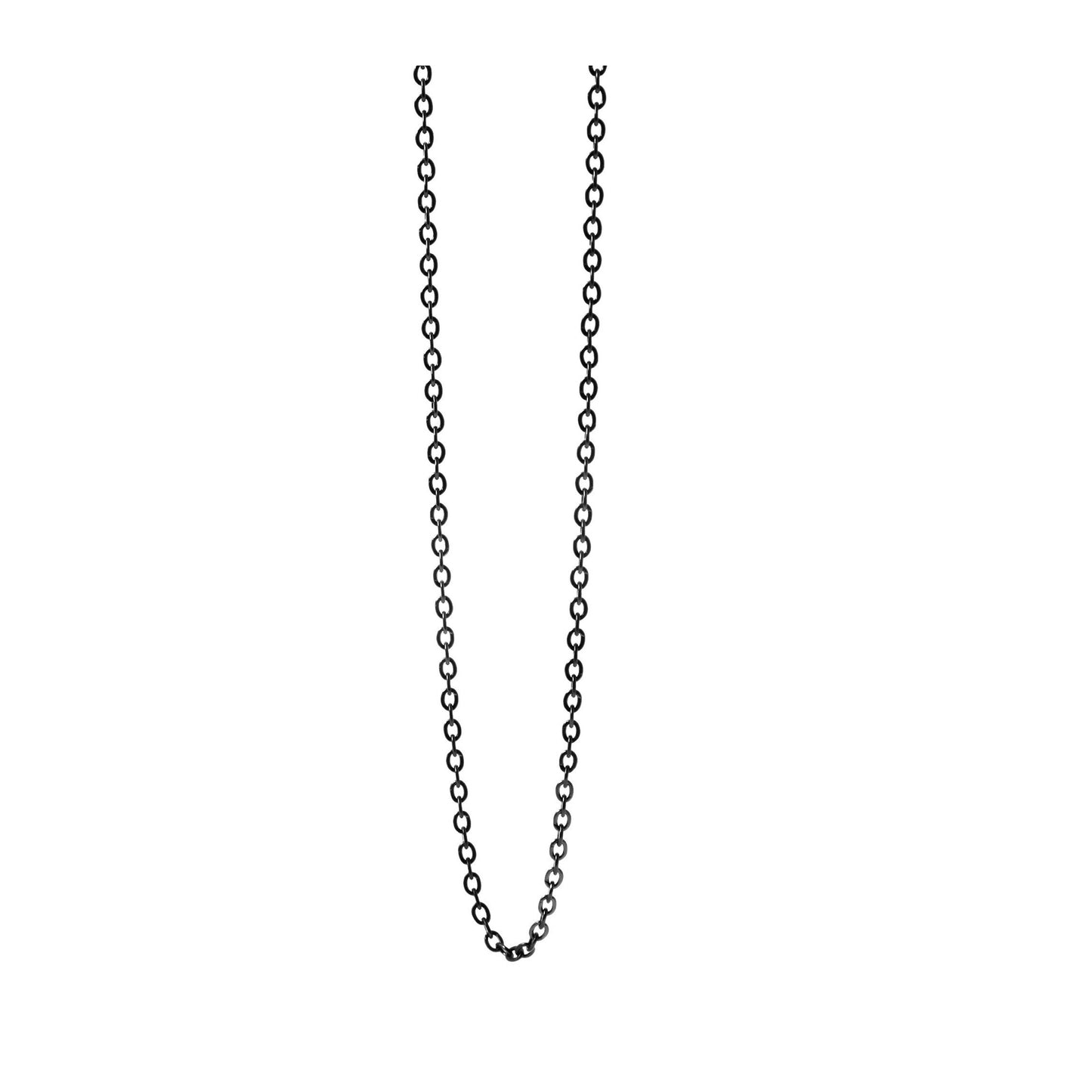 Unisex Halskette – Ankerkette aus Edelstahl 80+5