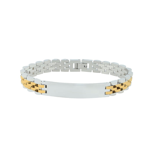 Unisex Armband – Gliederarmband aus Edelstahl 20,5 cm