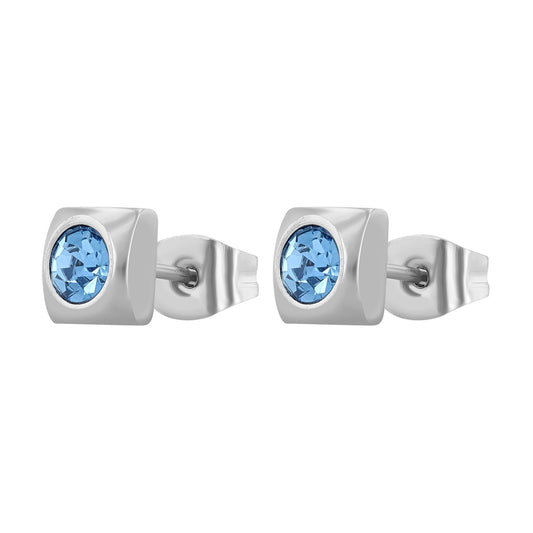 Damen Ohrringe – Ohrstecker aus Edelstahl mit Strass Steinchen