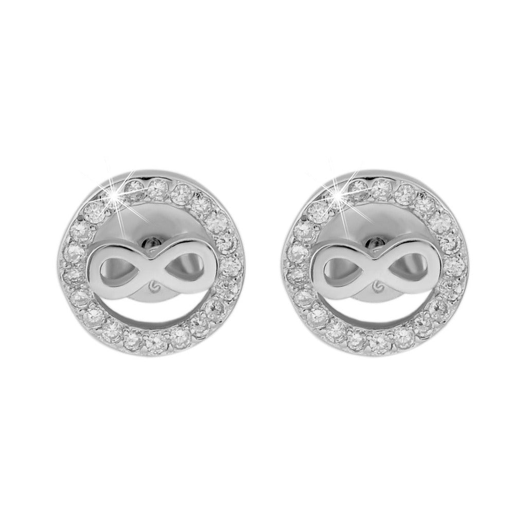 Damen Anhänger – Unendlichkeitszeichen Anhänger aus 925 Silber mit Zirkonia