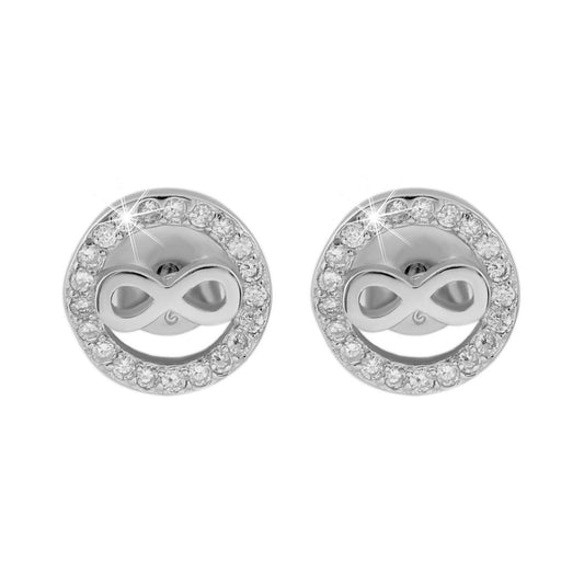 Damen Anhänger – Unendlichkeitszeichen Anhänger aus 925 Silber mit Zirkonia