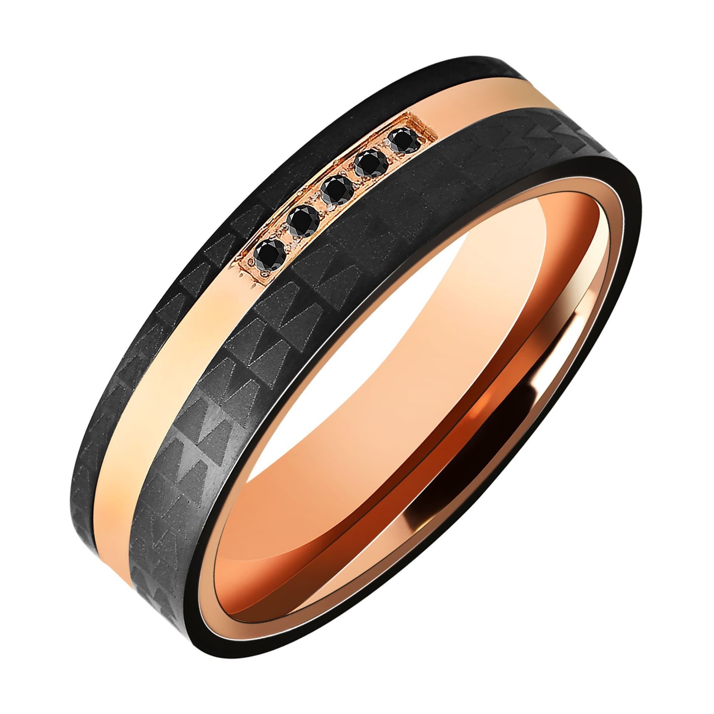 Damen Ring aus Edelstahl mit Strass Steinchen