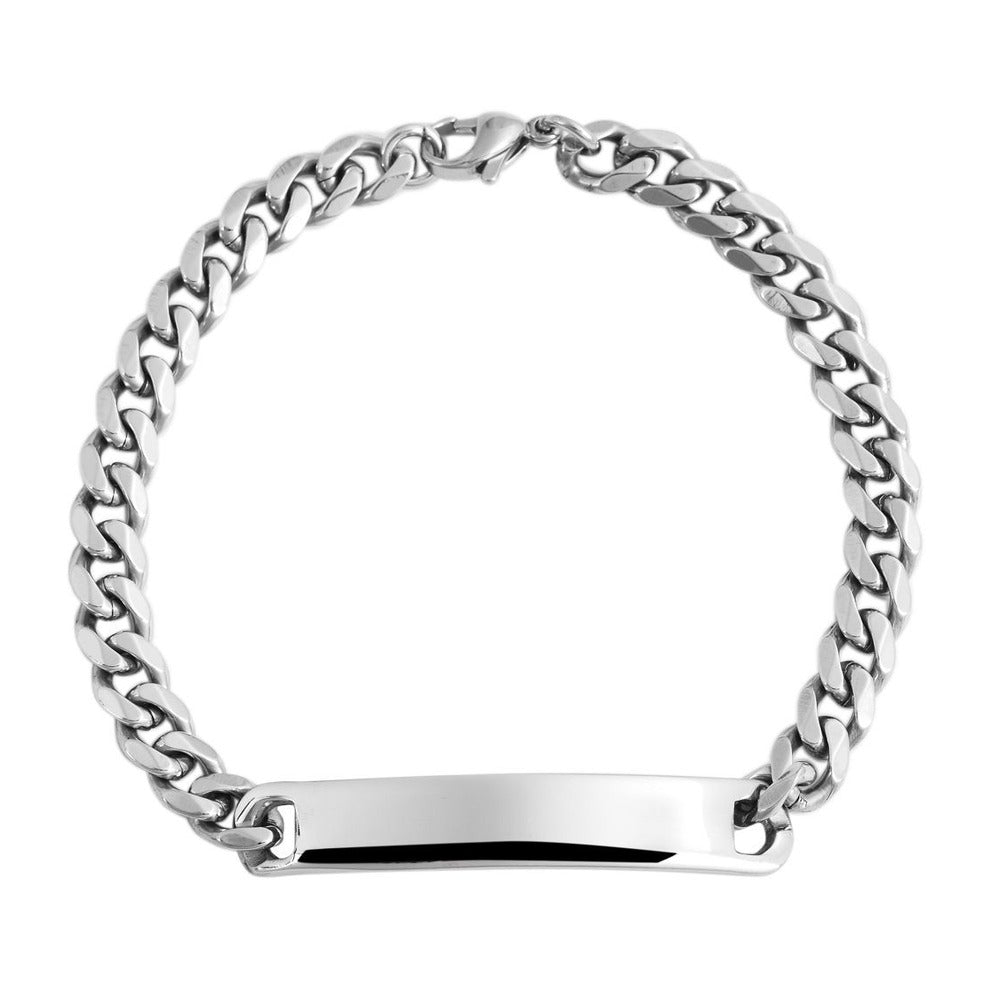 Unisex Armband – Panzerarmband aus Edelstahl 22 cm