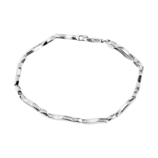 Damen Armband – Gliederarmband aus 925 Silber 17,5 cm