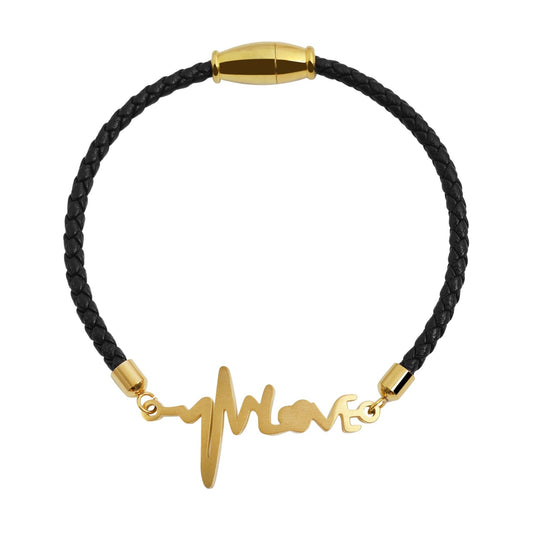 Damen Armband – Armreif aus Leder 17 cm