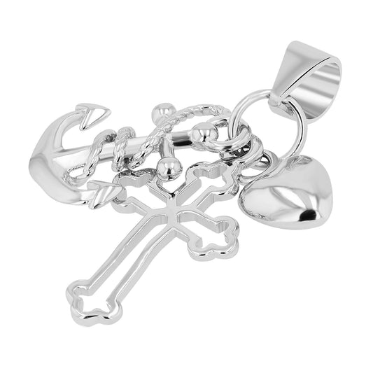 Damen Anhänger – Kreuzanhänger aus 925 Silber