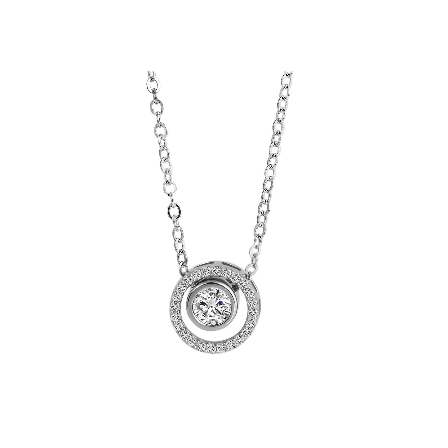 Damen Halskette mit Anhänger – aus 925 Silber