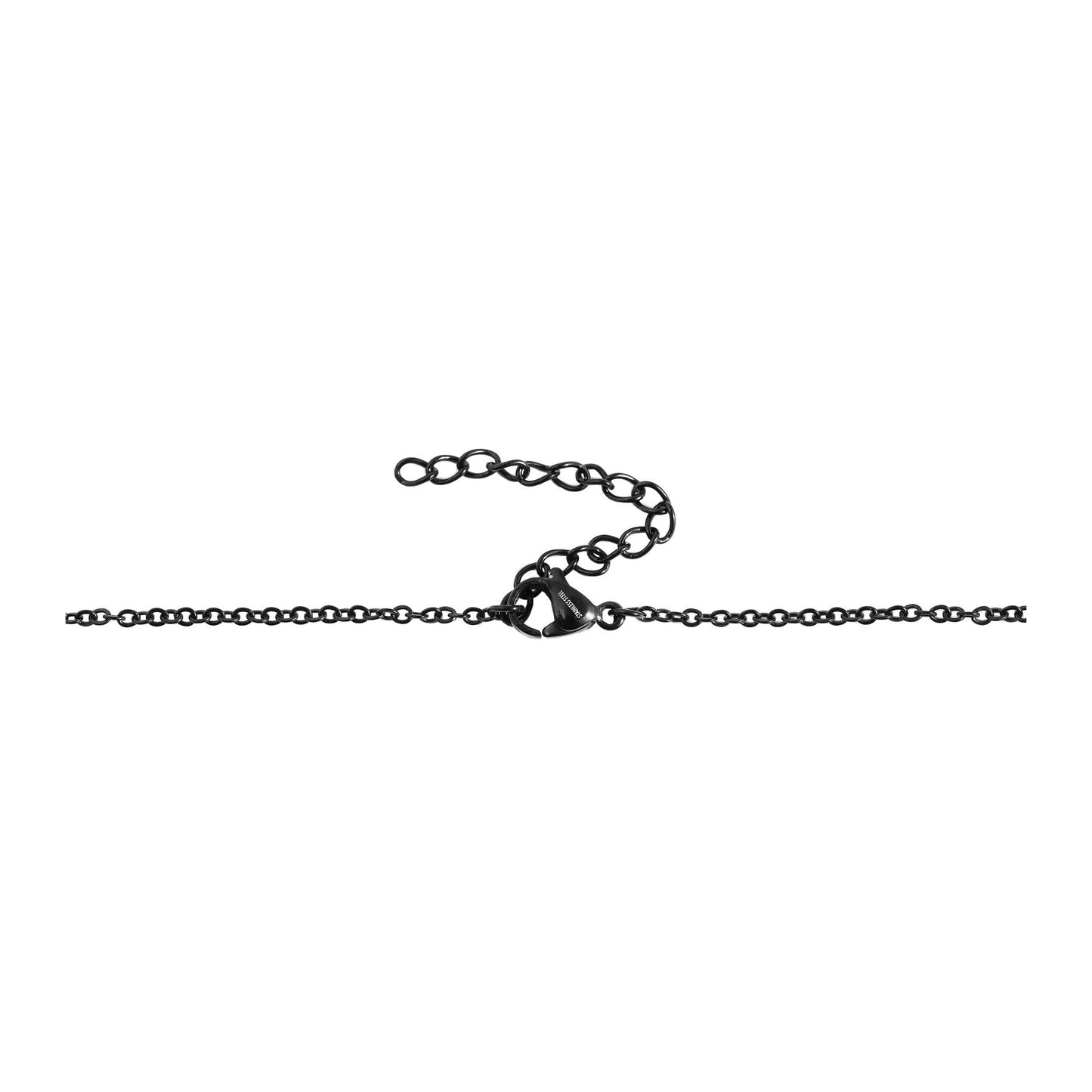 Unisex Halskette mit Anhänger – Kreuz aus Edelstahl