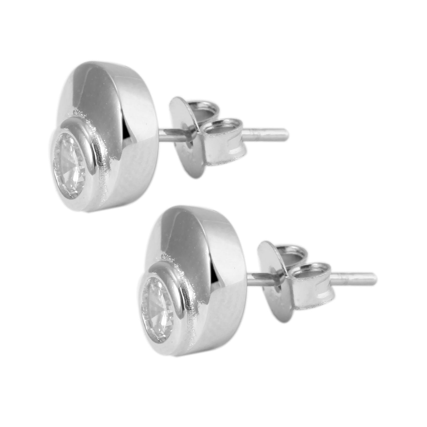 Damen Ohrringe – Ohrstecker aus 925 Silber mit Zirkonia