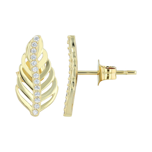 Damen Ohrringe – Ohrstecker aus 925 Silber mit Zirkonia