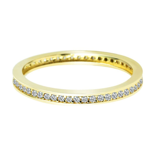 Damen Ring aus 333 Gold mit Zirkonia
