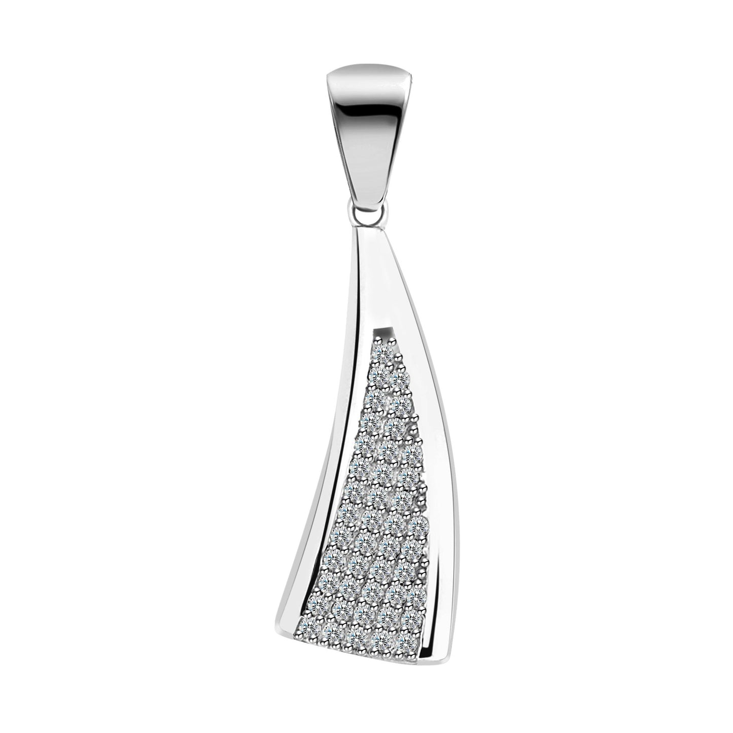 Damen Anhänger aus 925 Silber mit Zirkonia