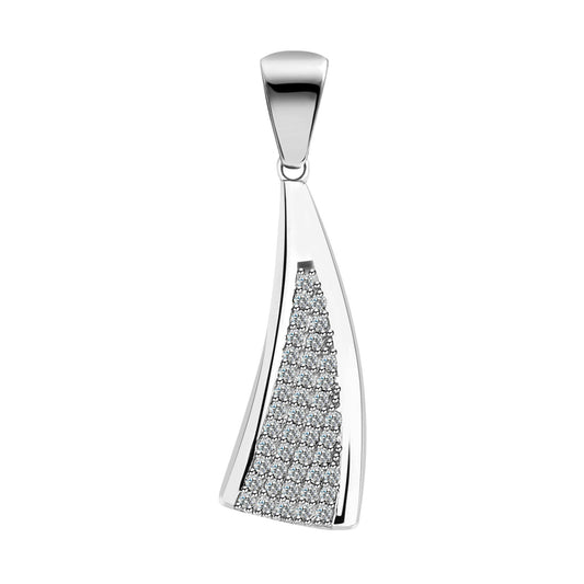 Damen Anhänger aus 925 Silber mit Zirkonia
