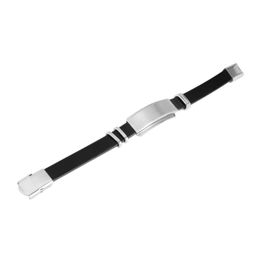 Herren Armband aus Leder 21,5 cm