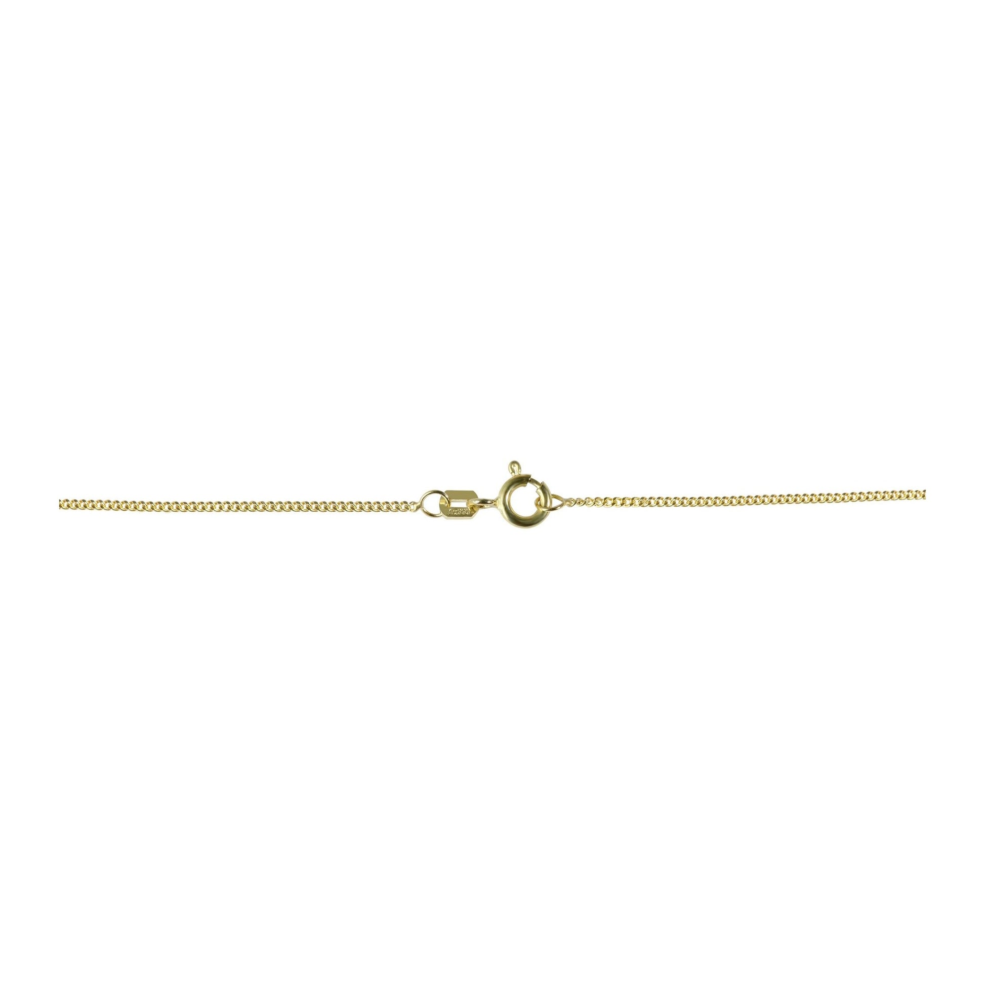 Damen Halskette – Panzerkette aus 333 Gold 40 cm