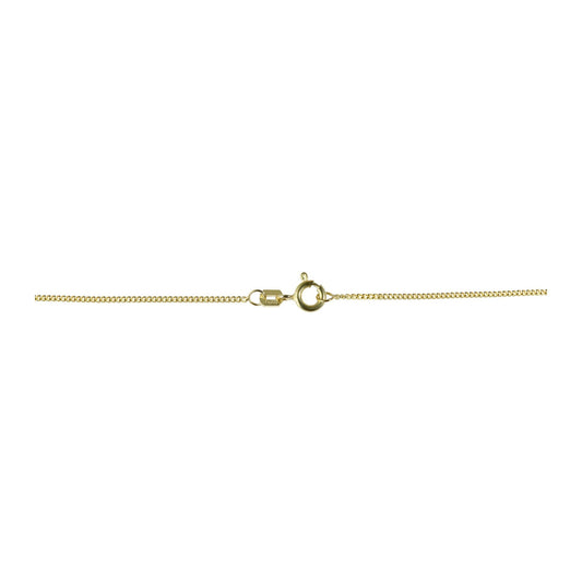 Damen Halskette – Panzerkette aus 333 Gold 50 cm