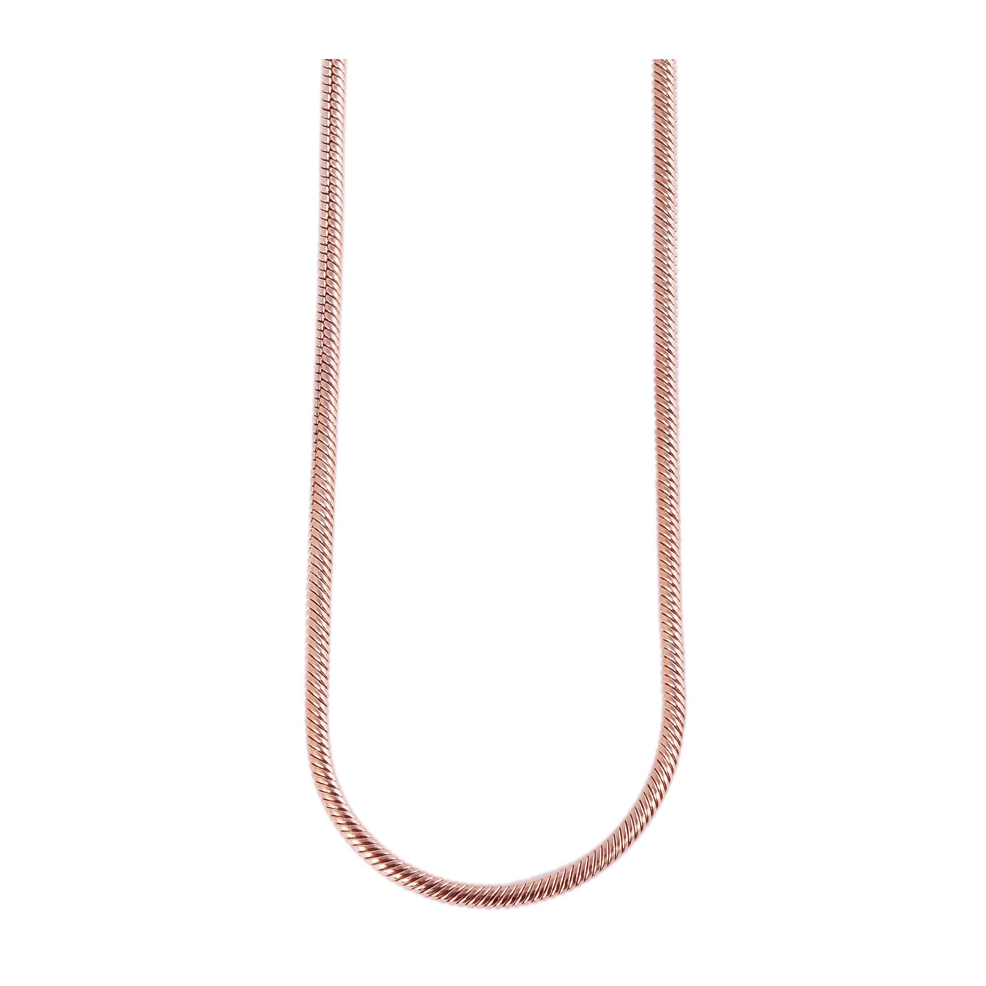 Unisex Halskette – Schlangenkette aus Edelstahl 40 cm