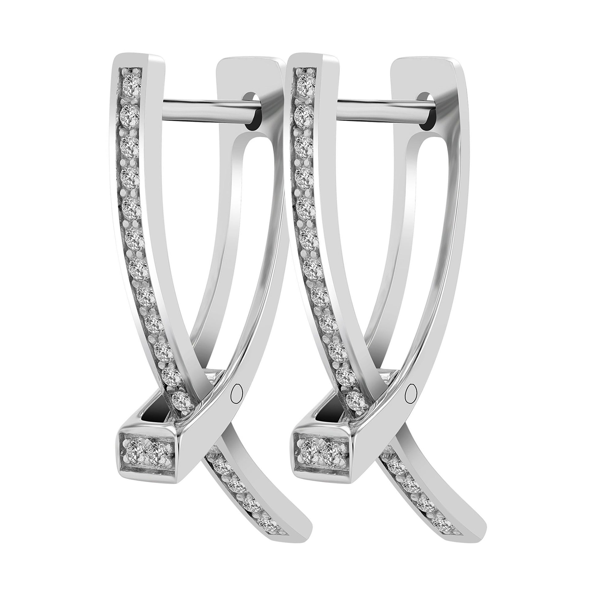 Damen Ohrringe – Creole aus 925 Silber