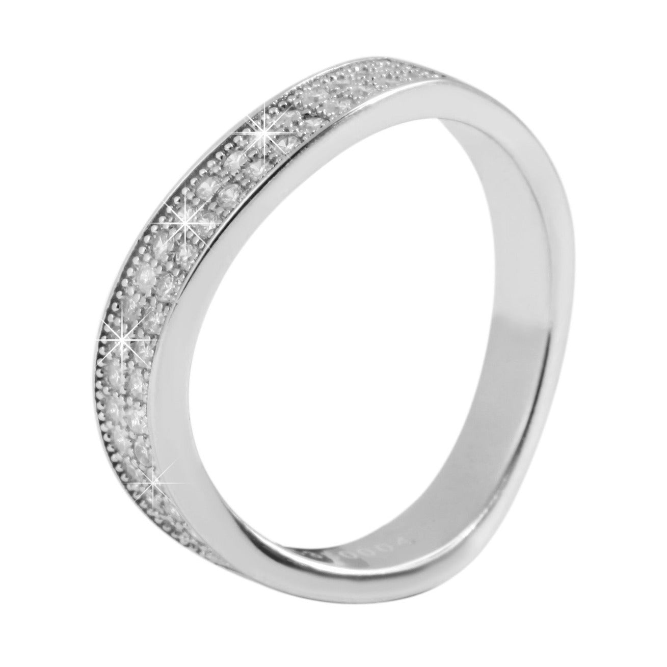 Damen Ring aus 925 Silber mit Zirkonia