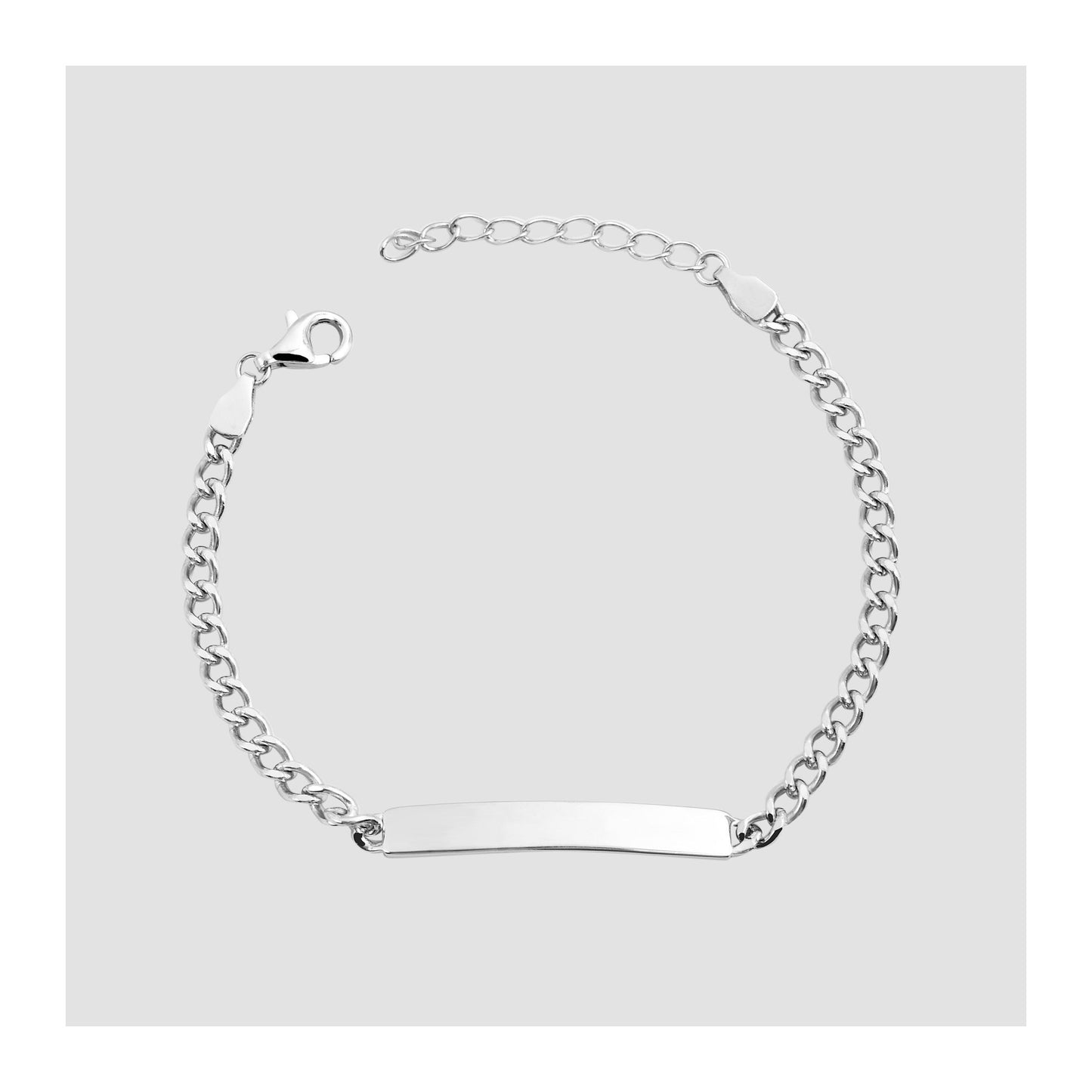 Damen Armband – Panzerarmband aus 925 Silber 14 cm