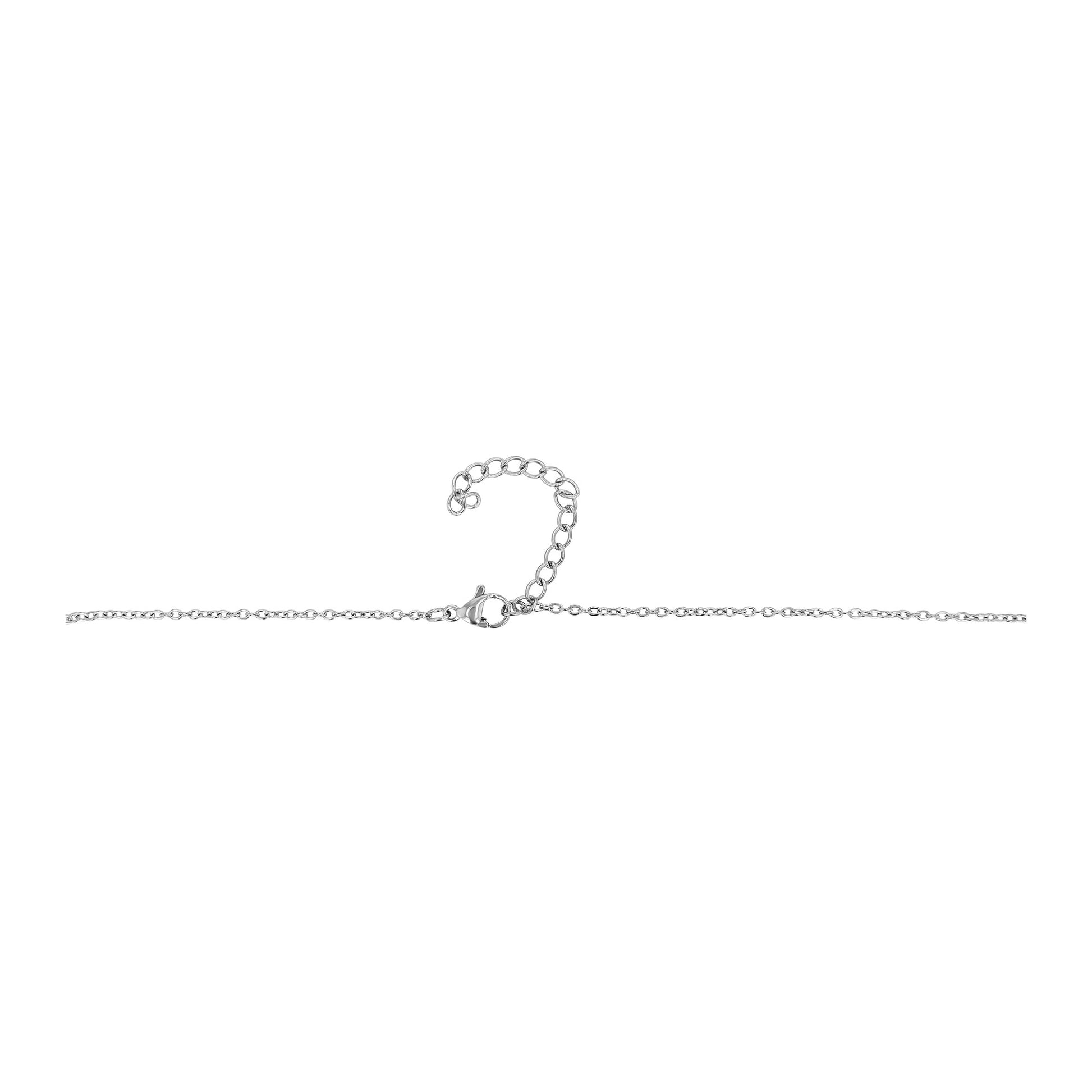 Damen Halskette mit Anhänger – Kreuz aus Edelstahl