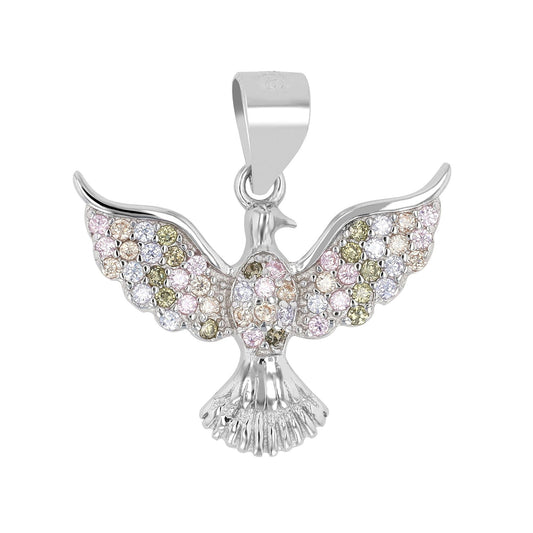 Damen Anhänger aus 925 Silber mit Zirkonia